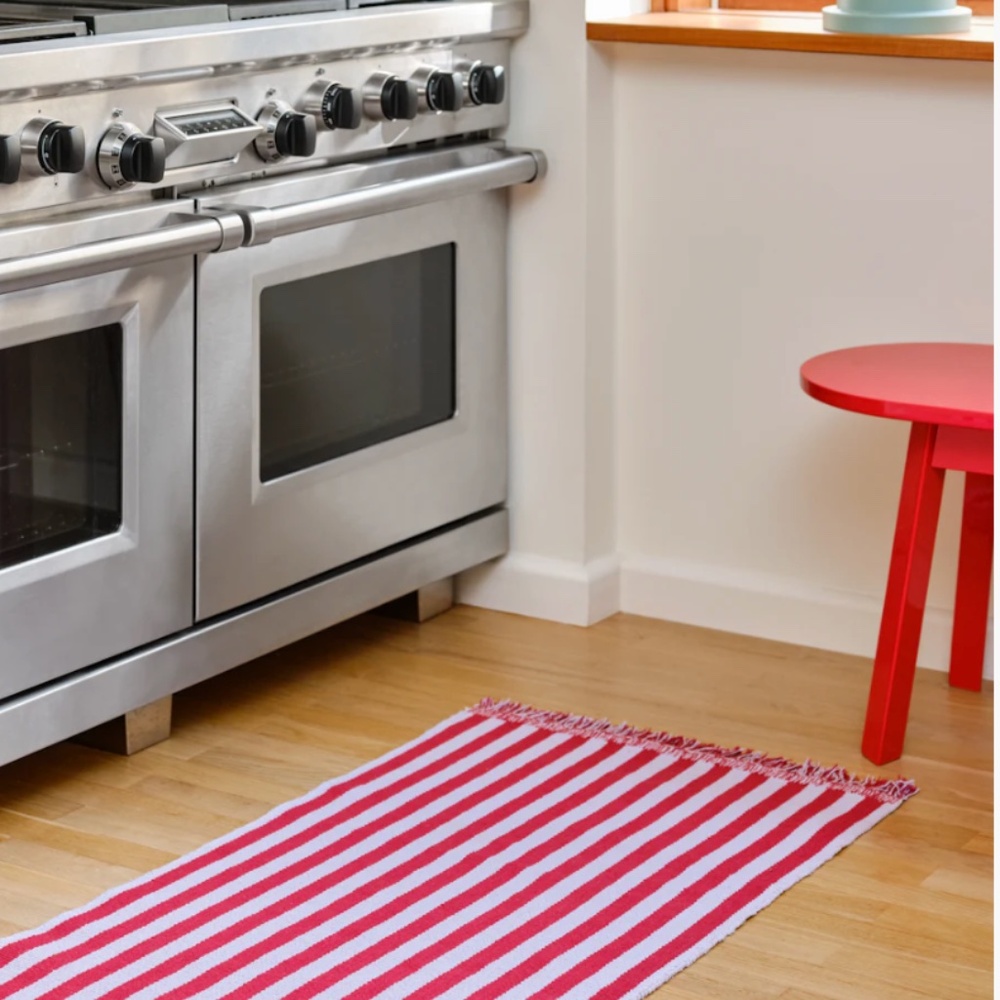 HAY Stripes on Stripes Runner, Raspberry Ripple